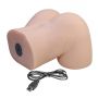 Wibrujący masturbator waginalny analny Crazy Bull Liora cielisty - 6
