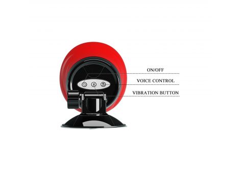 CRAZY BULL - Delia, 12 vibration functions Suction base Sex talk, 2 AAA batteries - 11