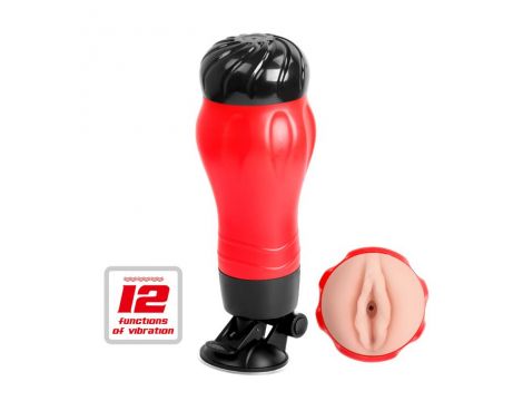 Masturbator wibrujący Crazy Bull Flora 12 funkcji 28 cm - 3