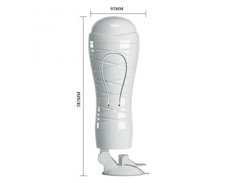 Masturbator Crazy Bull Flora waginalny 12 funkcji USB 28 cm - 4