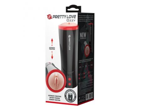 Masturbator z wibracją Pretty Love Ozzy cielisty - 6
