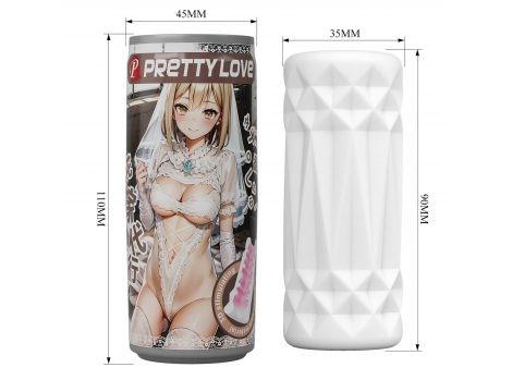 PRETTY LOVE - Masturbator, Super soft material TPR /ABS - 7