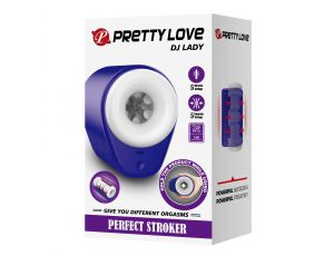 Masturbator Pretty Love Dj Lady z wibracją i ściskaniem