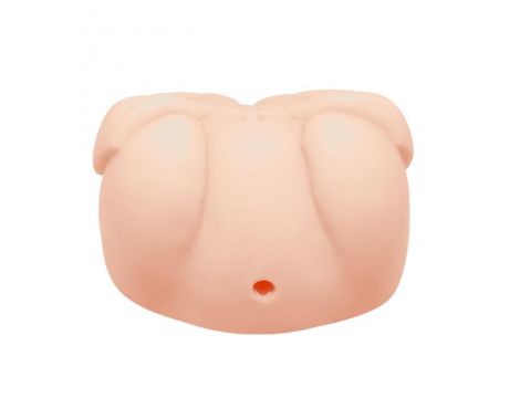 Masturbator realistyczny Crazy Bull wagina i anus wibrujący cielisty 22 cm - 2