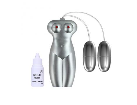 Masturbator wibrujący Baile miąższowy 3 baterie AAA - 11