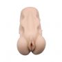 Masturbator waginalny 3D Baile z wibrującym jajkiem TPR - 9