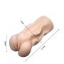 Masturbator waginalny 3D Baile z wibrującym jajkiem TPR - 3