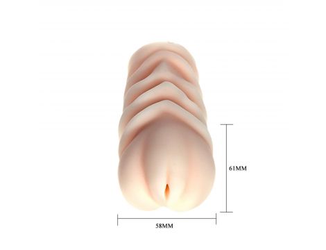 Masturbator realistyczny waginalny Baile 3D różowy wodoodporny - 8
