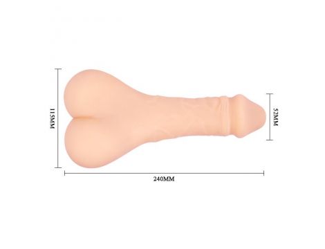 Masturbator Baile Bigger Man Plus TPR cielisty 9,5'' - 5