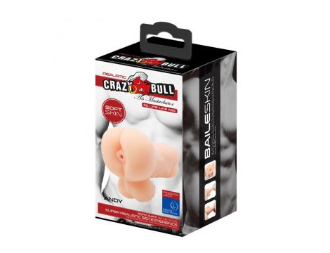 Masturbator TPR Crazy Bull Andy cielisty wodoodporny - 5