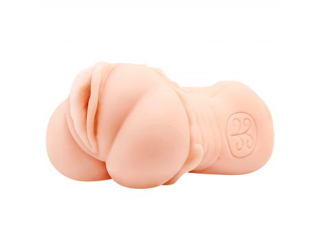 Masturbator wagina Crazy Bull z wibracją na baterie AAA - 4