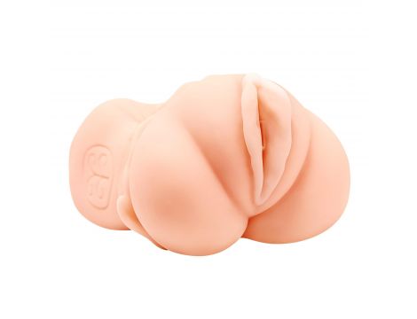 Masturbator wagina Crazy Bull z wibracją na baterie AAA - 6