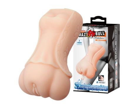 Masturbator 3D Vagina Crazy Bull z lubrykantem wodnym - 7