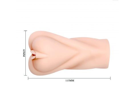 CRAZY BULL - Realistic Masturbator, Vibration Water lubricant, 3 AAA batteries - 9
