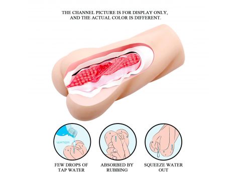 CRAZY BULL - Realistic Masturbator, Vibration Water lubricant, 3 AAA batteries - 7