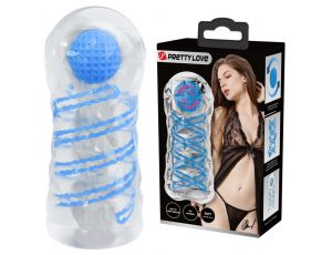 Masturbator transparentny Pretty Love TPR