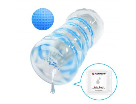 Masturbator transparentny Pretty Love TPR - 5