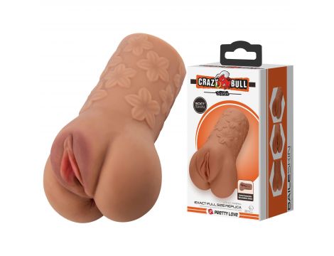 Masturbator TPR Crazy Bull Scarlet wodoodporny