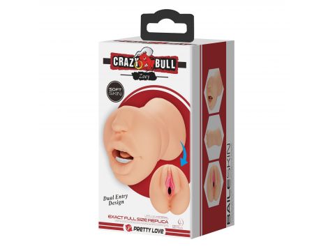 Masturbator realistyczny waginalny Crazy Bull Zoey TPR - 12