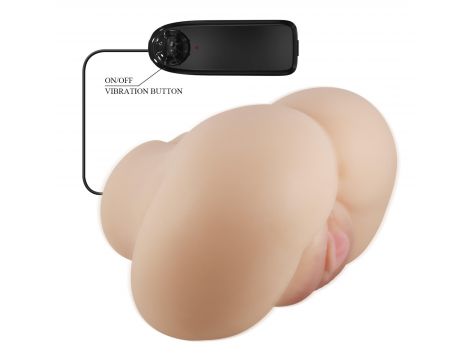 Masturbator podwójny realistyczny Crazy Bull Luna z wibracją - 6