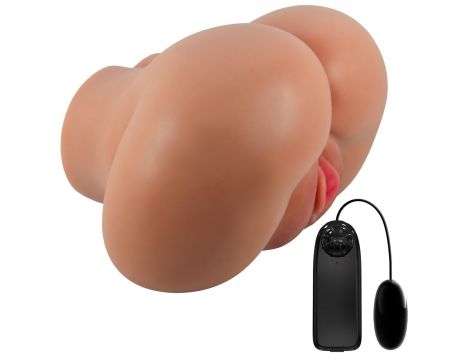 Masturbator podwójny Crazy Bull Luna z wibracją - 3