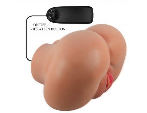 Masturbator podwójny Crazy Bull Luna z wibracją - 7