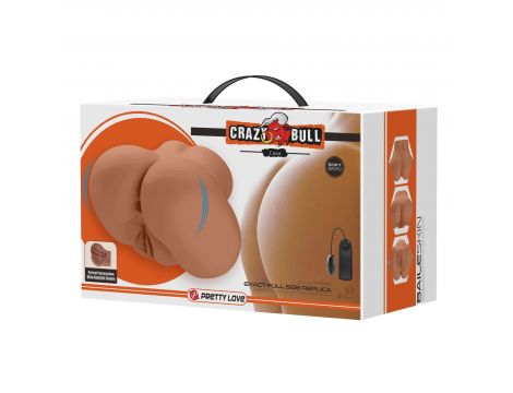 Masturbator podwójny Crazy Bull Luna z wibracją - 11
