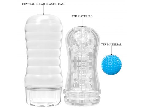 PRETTY LOVE - VACUUM CUP MASTURBATOR Planet ABS TPR - 10