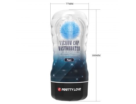 PRETTY LOVE - VACUUM CUP MASTURBATOR Planet ABS TPR - 13