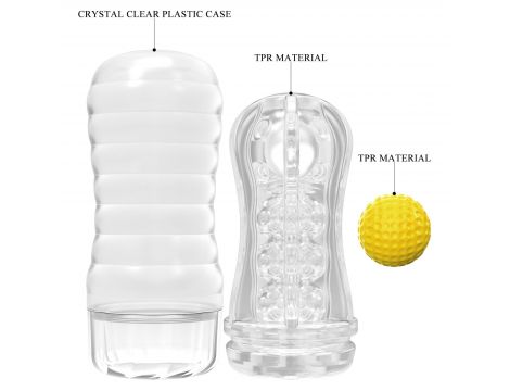PRETTY LOVE - VACUUM CUP MASTURBATOR Stellar ABS TPR - 6