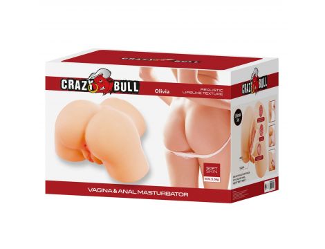 Realistyczny masturbator waginalny i analny Crazy Bull Olivia - 9