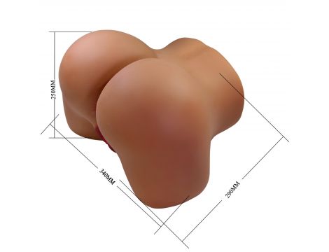 Masturbator realistyczny Crazy Bull Wendy z wibracją 34 cm - 10