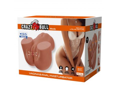 Masturbator realistyczny Crazy Bull Wendy z wibracją 34 cm - 11
