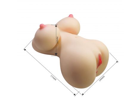 Masturbator waginalny i analny Crazy Bull Fiona 37,5 cm TPR - 10