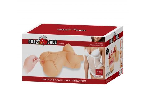 Masturbator waginalny i analny Crazy Bull Diana 37cm - 9