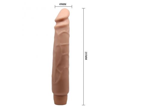 Wibrator realistyczny Baile multispeed miąższowy 25,5 cm - 9