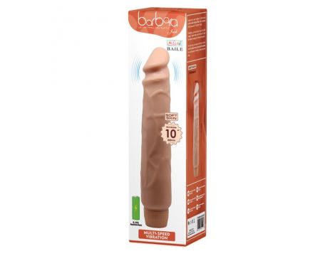 Wibrator realistyczny Baile multispeed miąższowy 25,5 cm - 10