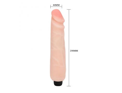 Wibrator elastyczny Baile realistyczny cielisty 25 cm - 4