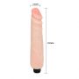 Wibrator elastyczny Baile realistyczny cielisty 25 cm - 5
