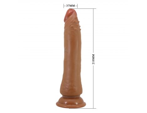 Dildo realistyczne Baile Barbara giętkie z przyssawką 21 cm - 8