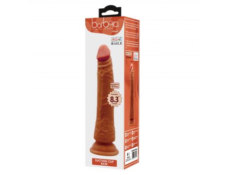 Dildo realistyczne Baile Barbara giętkie z przyssawką 21 cm - 9