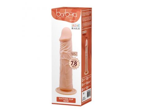 Dildo Baile Barbara z żyłkami cieliste 7.8 cala - 3