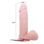 Wibrator realistyczny Baile silikonowy z pilotem 20 cm - 4