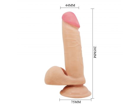 BAILE - Sliding Skin 8.1'' Flesh, TPR - 9