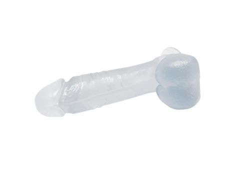 Dildo żelowe realistyczne Baile różowe - 3