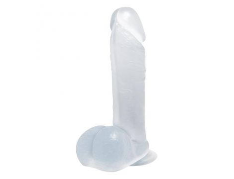 Dildo żelowe realistyczne Baile różowe - 8