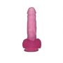 Dildo żelowe realistyczne Baile różowe - 10
