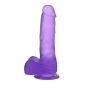 Dildo żelowe realistyczne Baile różowe - 7