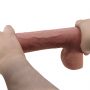 Dildo realistyczne Baile Sliding Skin 9,2 cala TPR z przyssawką - 9