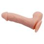 Dildo z przyssawką Baile Beautiful Johnson 8,7'' cieliste - 7